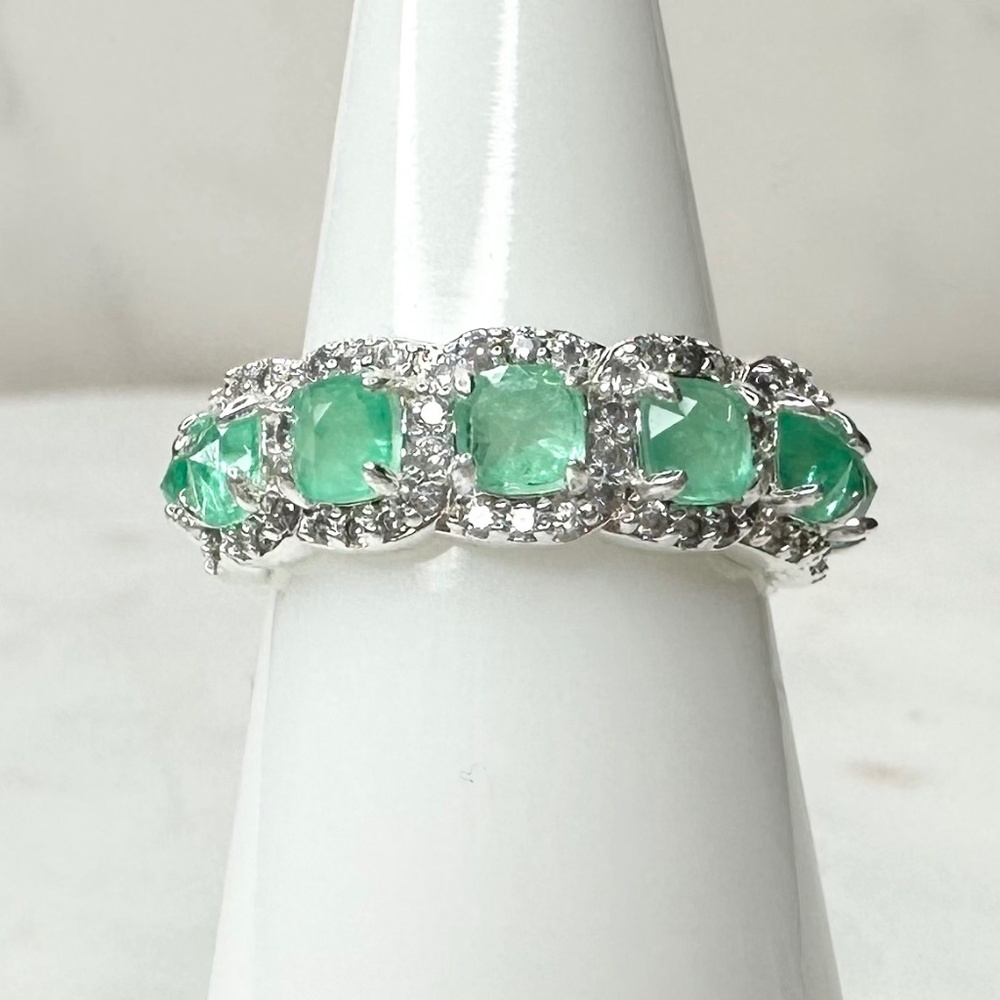 Bomb Party Resort Wear A Resort Staple Mint Tourmaline Ring RG48237 NWT Size 7